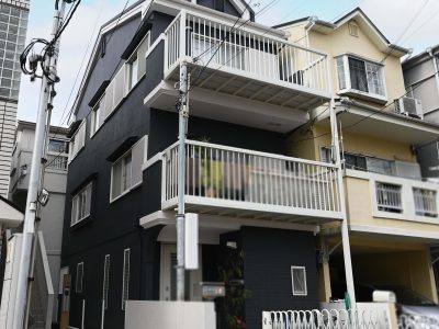 大阪府 茨木市 三島丘 外壁塗装 屋根重ね葺き工事