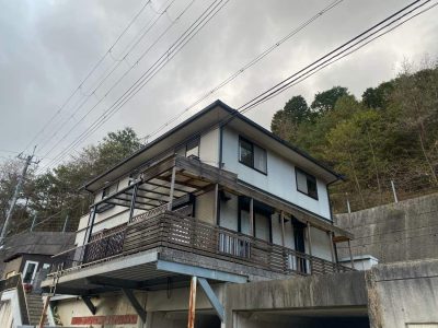大阪府 豊能郡 能勢町 倉垣 外壁塗装 屋根工事