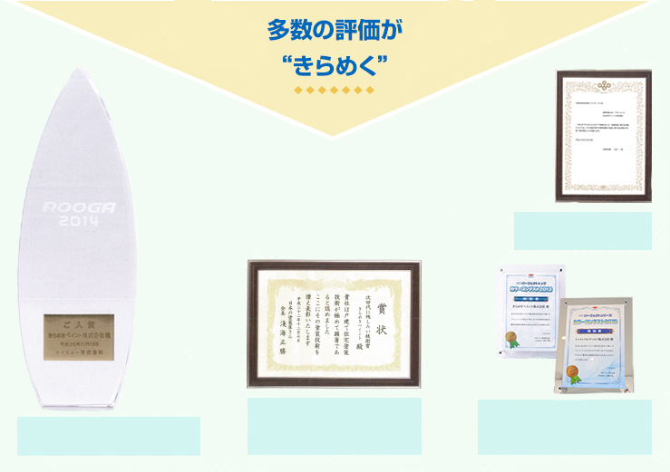 多数の評価が”きらめく”