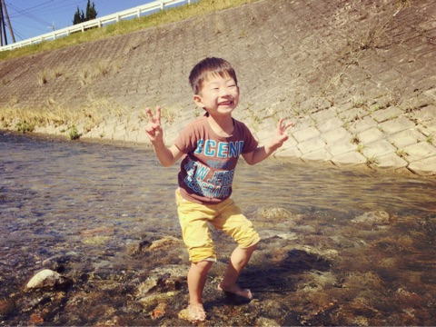 4月23日 川遊び&ペイント作業報告